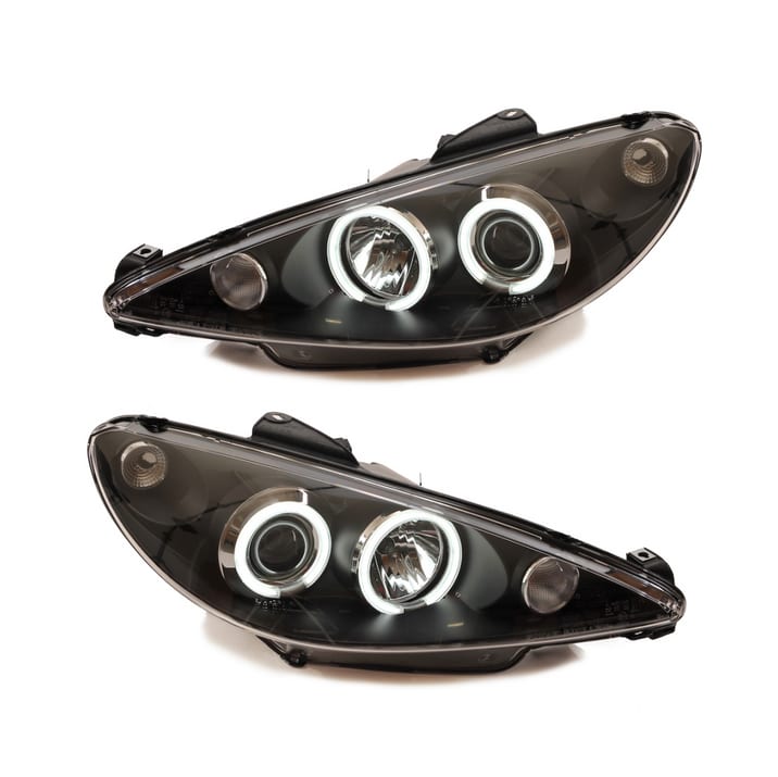 Lampy PEUGEOT 206 CC SW Przód Projector Black