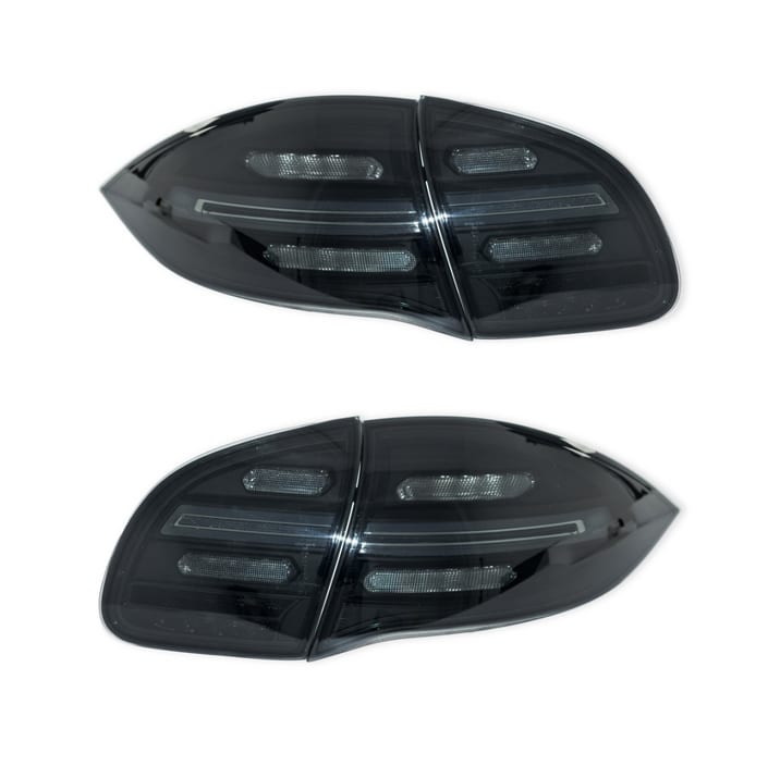 Lampy Porsche Cayenne II Tył Dynamic LED Black Smoke