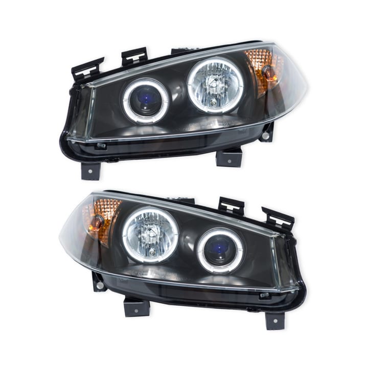 Lampy RENAULT MEGANE II Przód Black