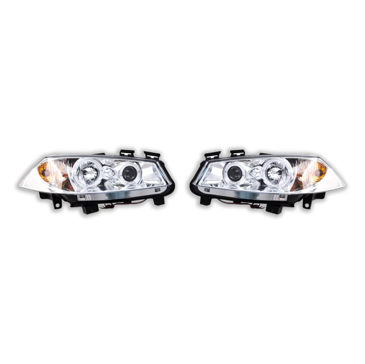 Lampy RENAULT MEGANE II Przód Chrome