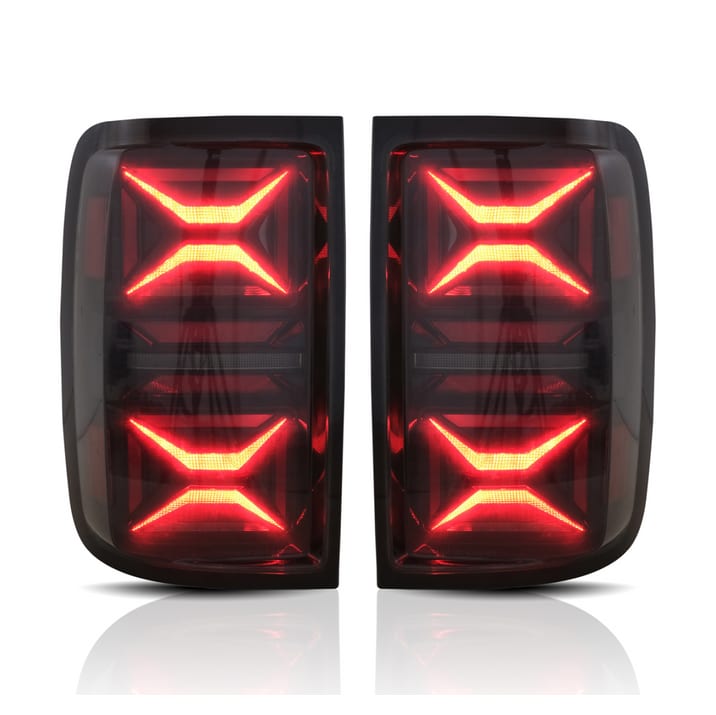 Lampy Volkswagen Amarok Tył Dynamic LED Smoke