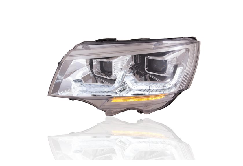 Lampy Volkswagen Transporter T6 Dual Projector Chrome
