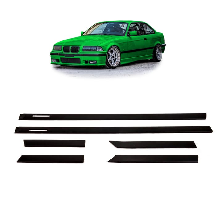 Listwy BMW 3 E36 Bok 6szt. Black
