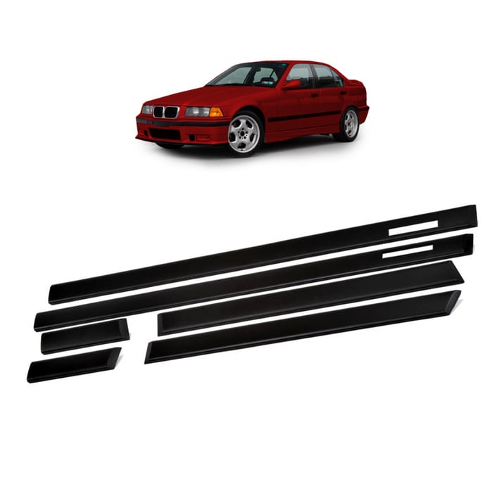 Listwy BMW 3 E36 Bok 6szt. Black