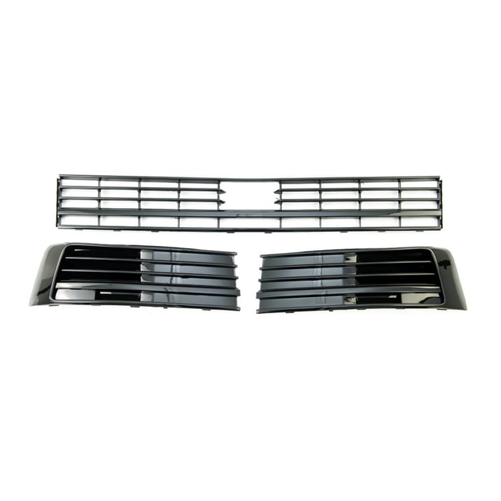 Listwy Volkswagen Transporter T6 Zderzak przód Gloss Black ACC