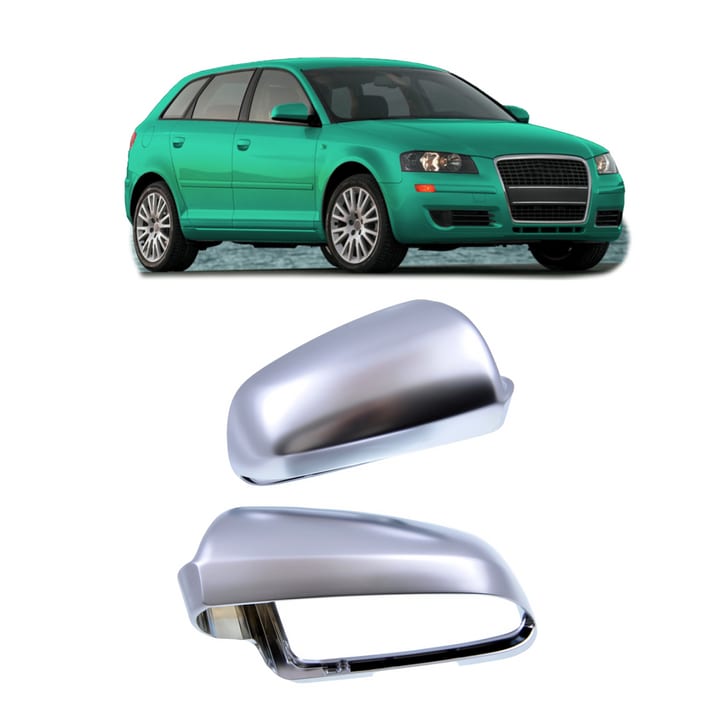 Nakładki lusterek Audi A3 A4 A4 A6 Matt Silver
