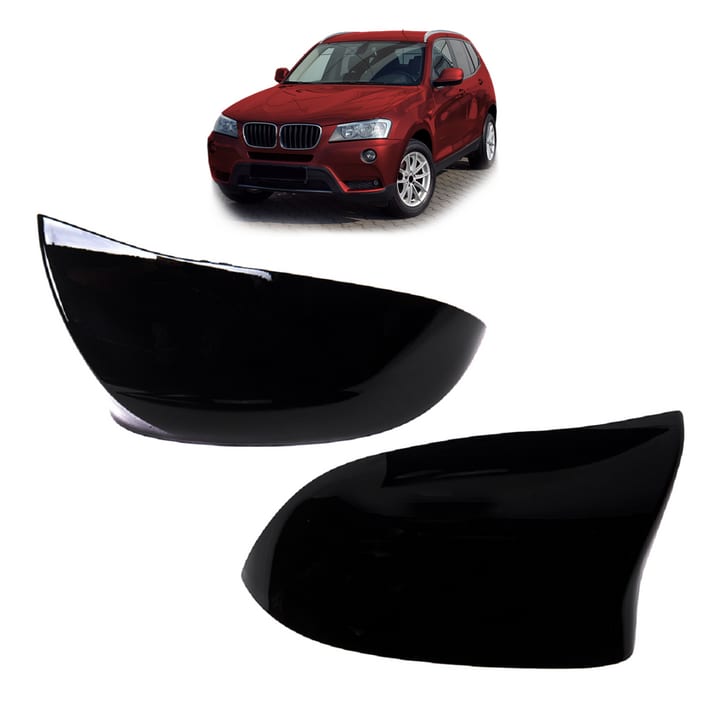 Nakładki lusterek BMW X3 F25 X4 F26 X5 F15 X6 F16 Facelift Gloss Black