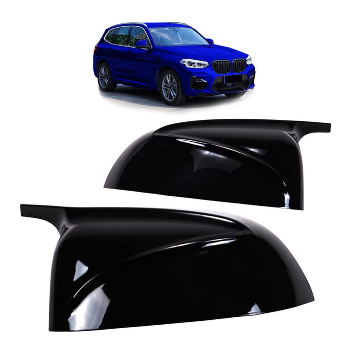 Nakładki lusterek BMW X3 G01 X4 G02 X5 G05 X6 G06 X7 G07 Gloss Black