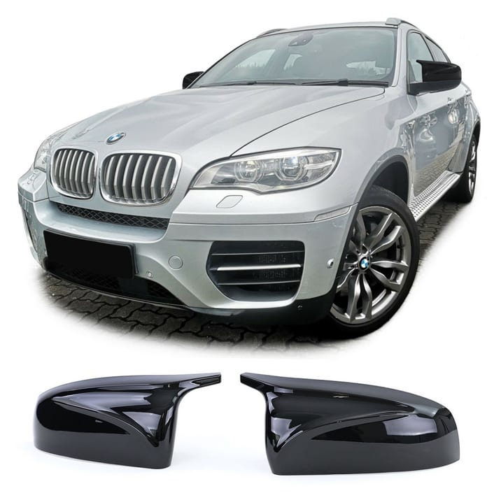 Nakładki lusterek BMW X5 E70 X6 E71 E72 Gloss Black