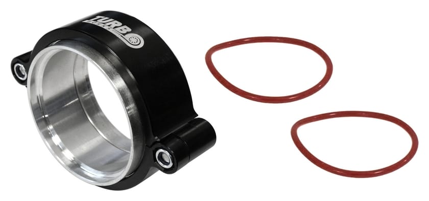 Obejma dolotu 2,5" 63mm + flansze Czarna