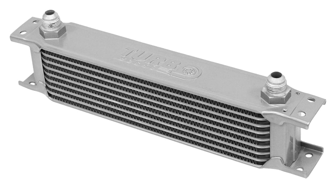 Chłodnica oleju TurboWorks 9-rzędowa 260x70x50 AN8 Silver