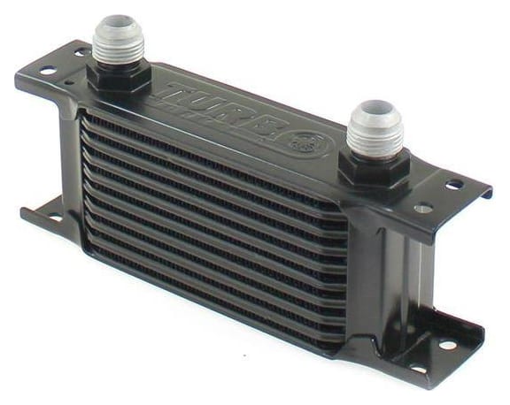 Chłodnica oleju TurboWorks Slim Line 10-rzędowa 140x75x50 AN8 Black