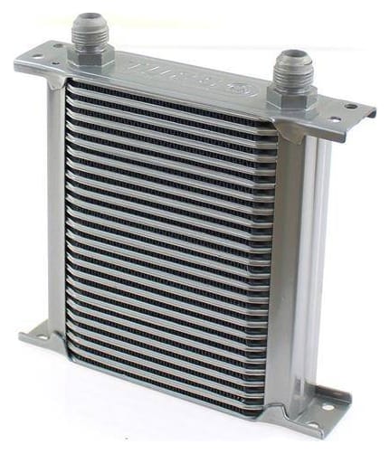 Chłodnica oleju TurboWorks Slim Line 25-rzędowa 140x195x50 AN8 Silver
