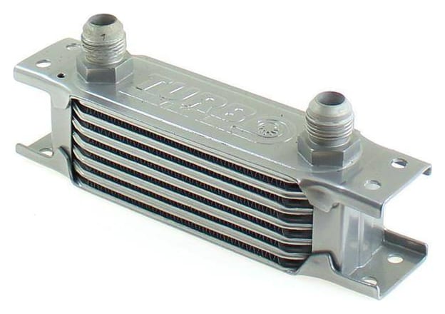 Chłodnica oleju TurboWorks Slim Line 7-rzędowa 140x50x50 AN10 Silver