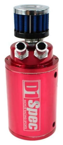 Oil Catch Tank D1Spec 0.48L 15mm Red + Filtr