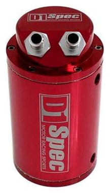 Oil Catch Tank D1Spec 0.48L 9mm Red