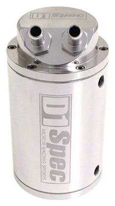 Oil Catch Tank D1Spec 0.48L 9mm Silver
