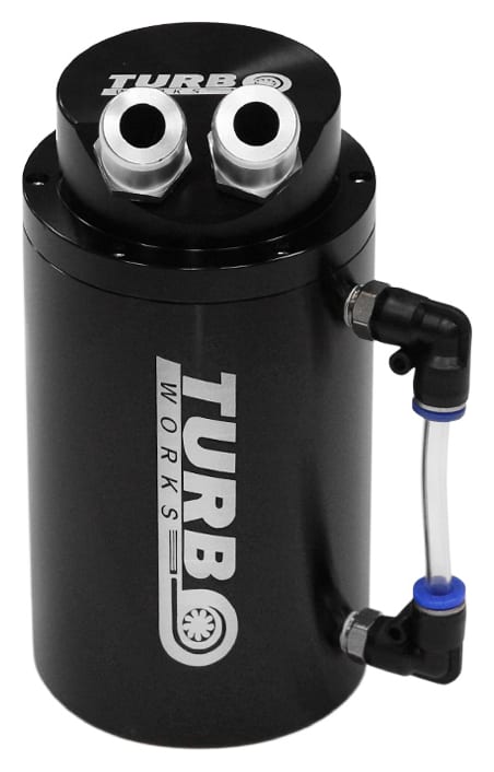 Oil Catch Tank TurboWorks 0,7L 10mm Black