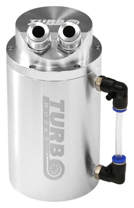 Oil Catch Tank TurboWorks 0.7L 20mm Silver