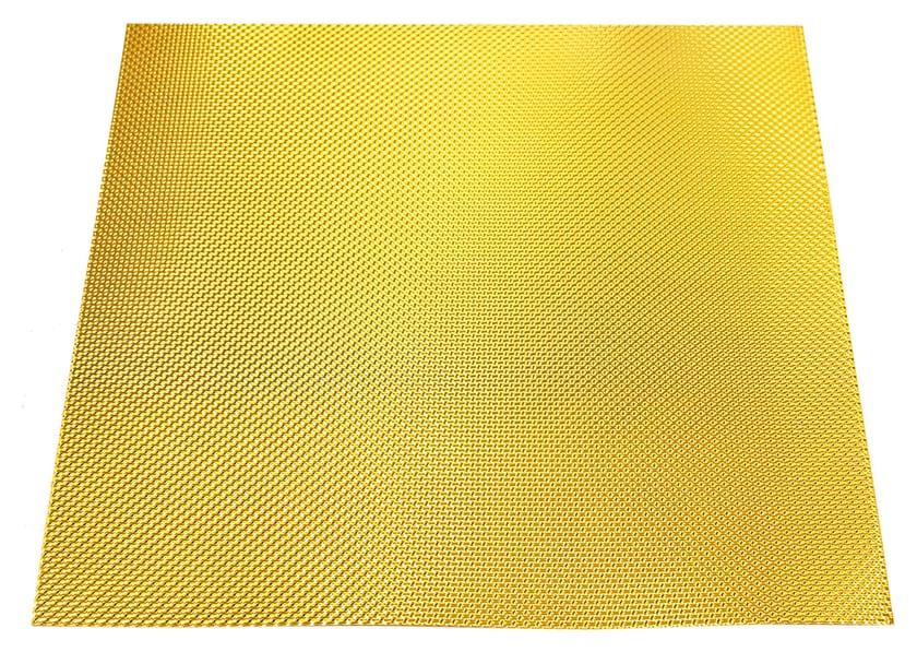Osłona termiczna 60x60cm 0,5mm TurboWorks wytłaczana z aluminium złota