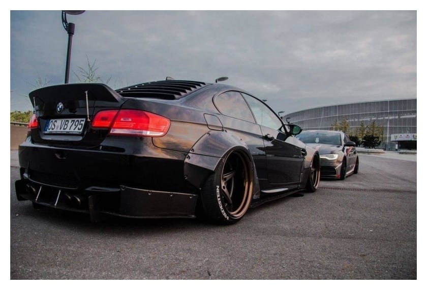 Poszerzenia BMW 3 E92 M-Pack Zderzak Tył