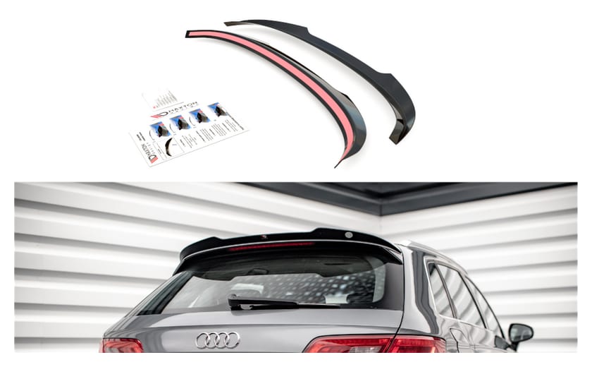 Przedłużenie Spoilera Audi A3 8V Gloss Black