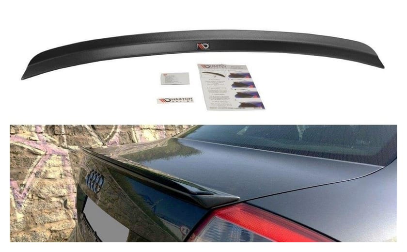 Przedłużenie Spoilera Audi A4 S-Line B6 Gloss Black