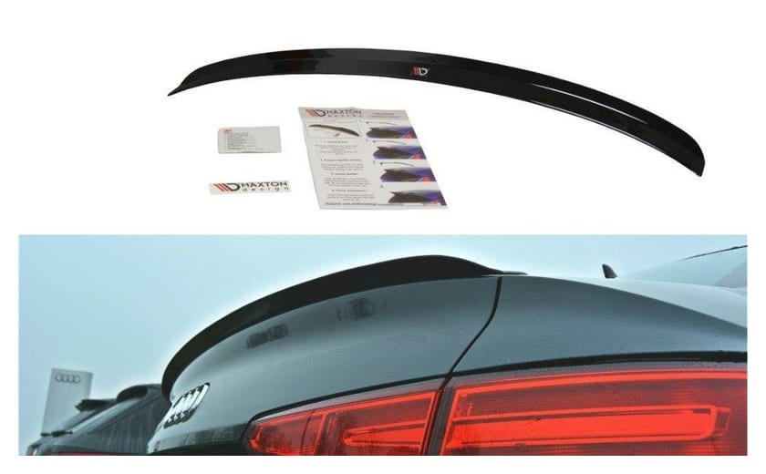 Przedłużenie Spoilera Audi A4 S-Line B9 Gloss Black
