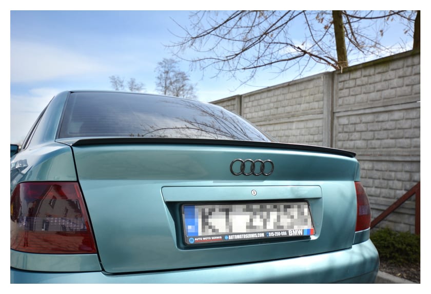 Przedłużenie Spoilera Audi A4 S4 B5 Gloss Black