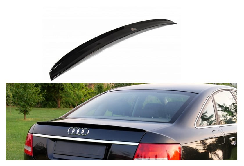 Przedłużenie Spoilera Audi A6 C6 S-Line Gloss Black