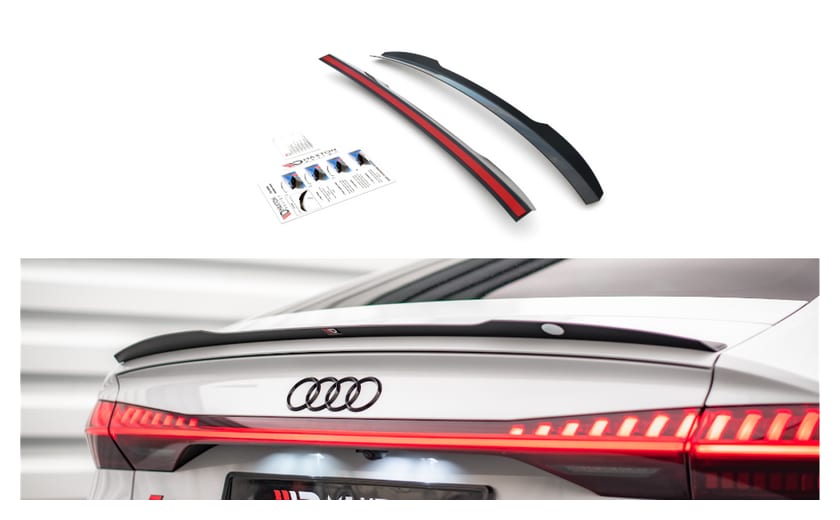 Przedłużenie Spoilera Audi A7 C8 Gloss Black