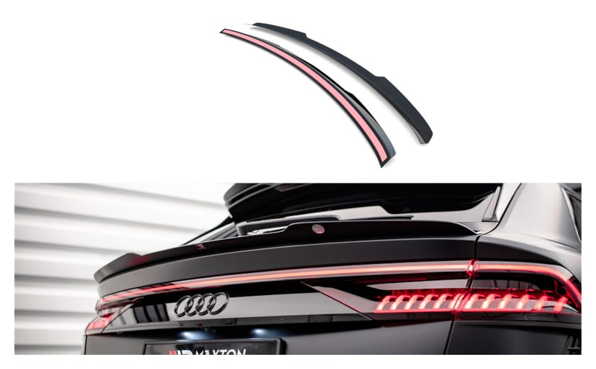 Przedłużenie Spoilera Audi RSQ8 4M Dolne Gloss Black