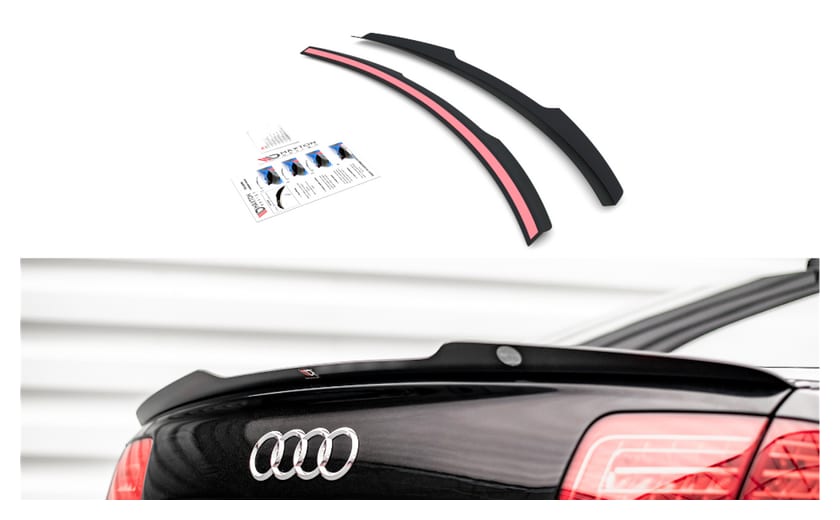 Przedłużenie Spoilera Audi S8 D3 Gloss Black