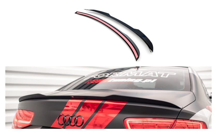 Przedłużenie Spoilera Audi S8 D4 Gloss Black