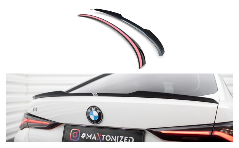 Przedłużenie Spoilera BMW 4 G26 M-Pack Gloss Black