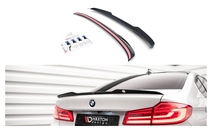Przedłużenie Spoilera BMW 5 G30 v.1 Gloss Black