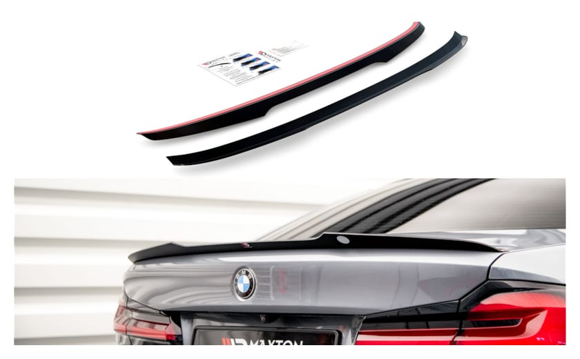 Przedłużenie Spoilera BMW 5 G30 v.2 Gloss Black