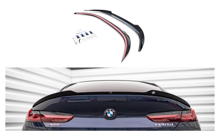 Przedłużenie Spoilera BMW 8 G16 M-Pack Gloss Black