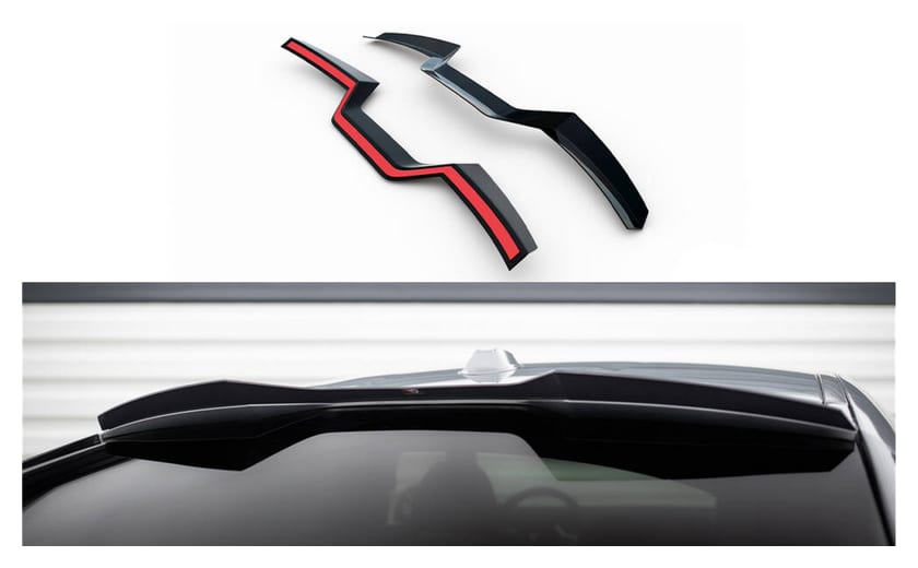 Przedłużenie Spoilera BMW X6 G06 F96 M-Pack Gloss Black
