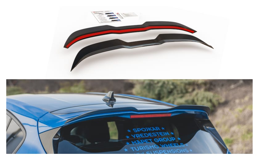 Przedłużenie Spoilera Ford Focus IV ST v.1 Gloss Black
