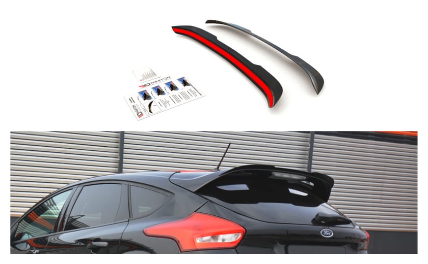 Przedłużenie Spoilera Ford Focus ST-Line III Facelift Gloss Black