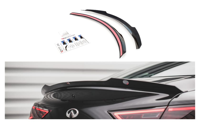 Przedłużenie Spoilera Infiniti Q60 S II Gloss Black