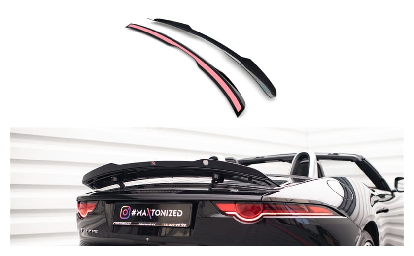 Przedłużenie Spoilera Jaguar F-Type I Facelift Gloss Black