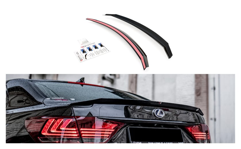 Przedłużenie Spoilera Lexus LS IV Facelift Gloss Black