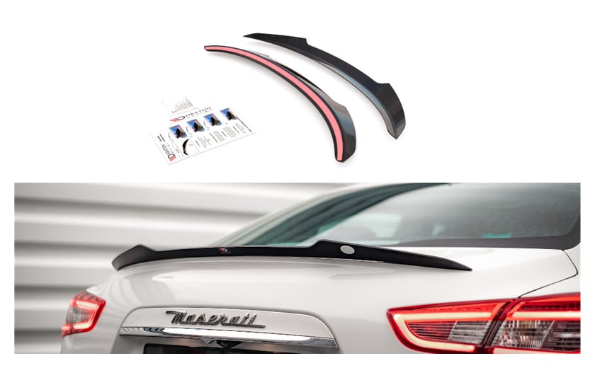 Przedłużenie Spoilera Maserati Ghibli III Gloss Black