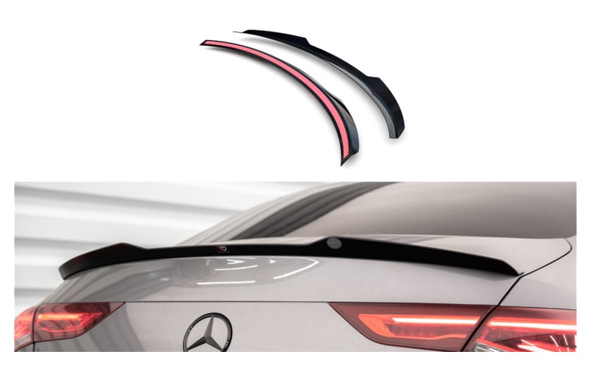 Przedłużenie Spoilera Mercedes-Benz CLA C118 Gloss Black