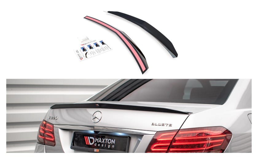Przedłużenie Spoilera Mercedes-Benz E63 AMG W212 Facelift Gloss Black