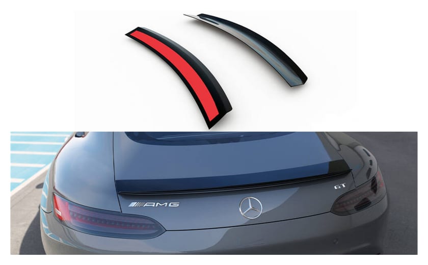 Przedłużenie Spoilera Mercedes-Benz GT GT S C190 Facelift