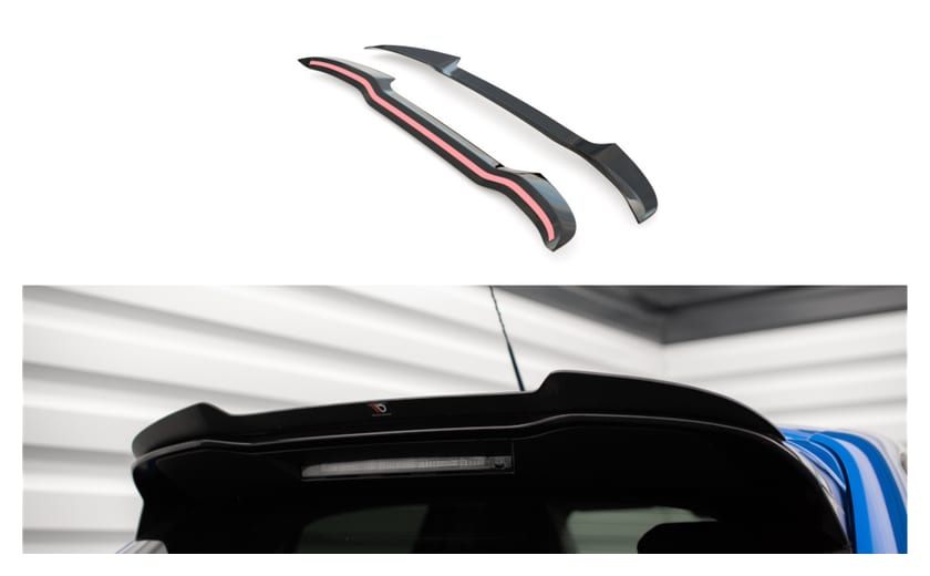 Przedłużenie Spoilera Peugeot 208 II v.1 Gloss Black