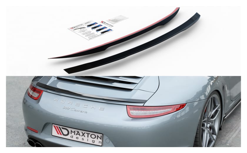 Przedłużenie Spoilera Porsche 911 Carrera 991 Gloss Black